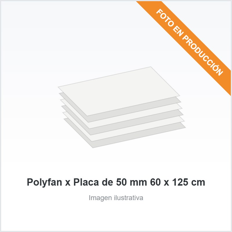 Polyfan x Placa de 50 mm 60 x 120 cm