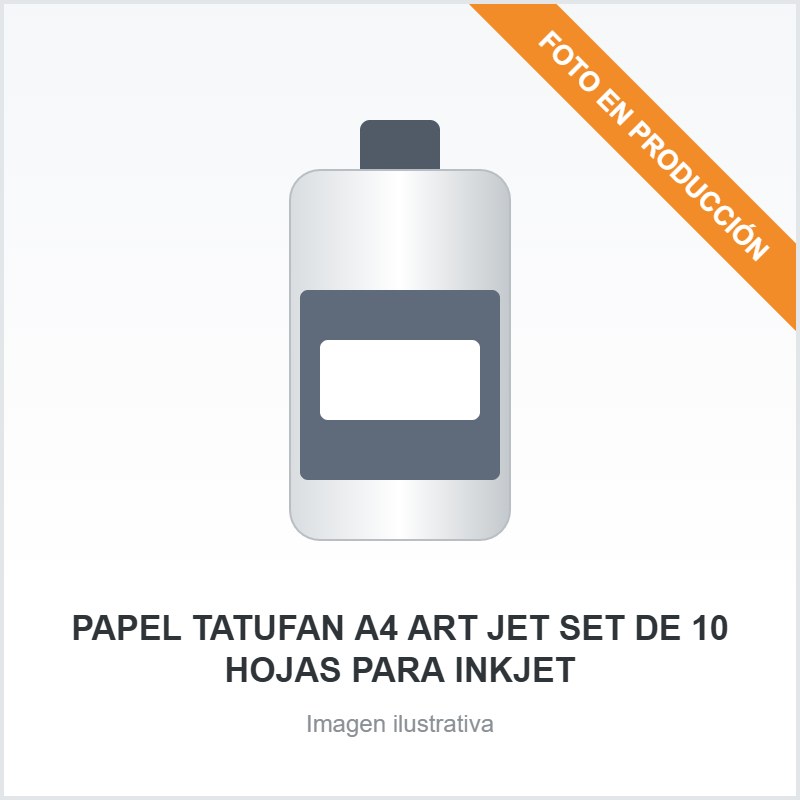 [478] PAPEL TATUFAN A4 ART JET SET DE 10 HOJAS PARA INKJET