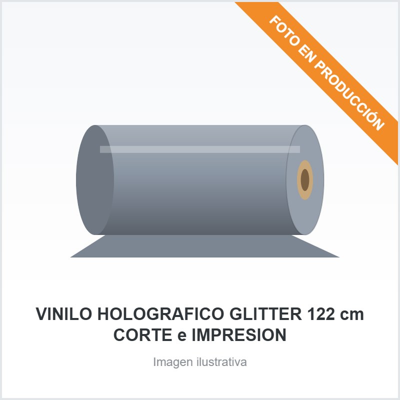 [808] VINILO HOLOGRAFICO GLITTER 122 cm CORTE e IMPRESION