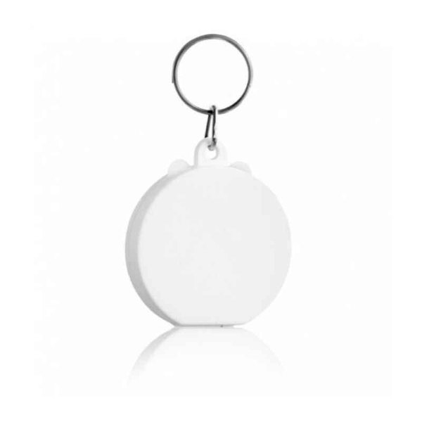 LLAVERO PASTILLERO BLANCO NO SUBLIMABLE