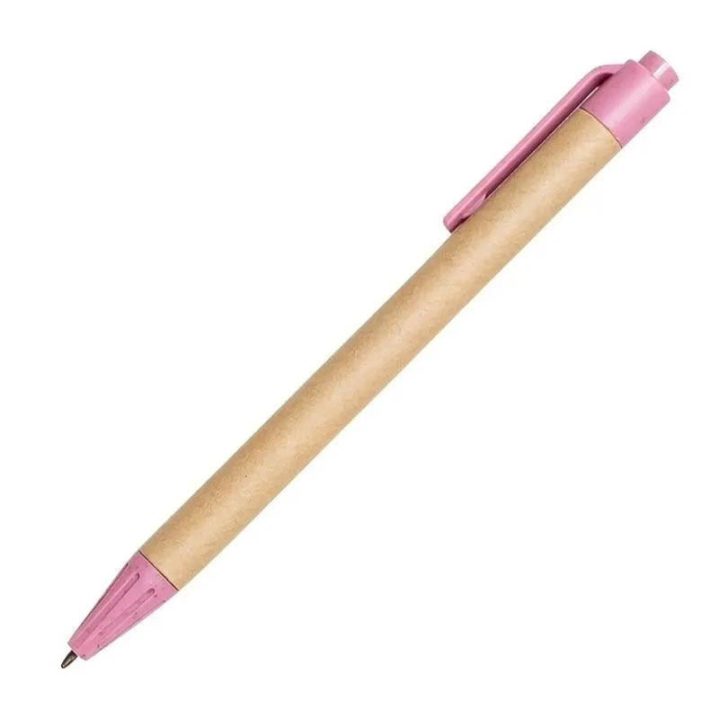 [879] Boligrafo Eco FRIENDLY Clip Rosa