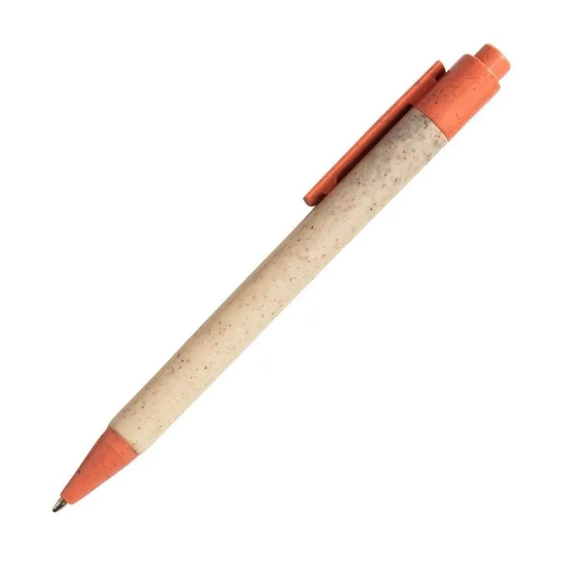 [1021] Boligrafo ECO KANSAS Clip Rosa Claro