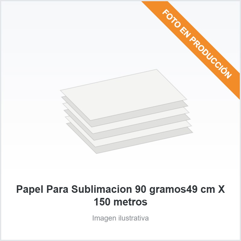 [2160] Papel Para Sublimacion 90 gramos49 cm X 150 metros