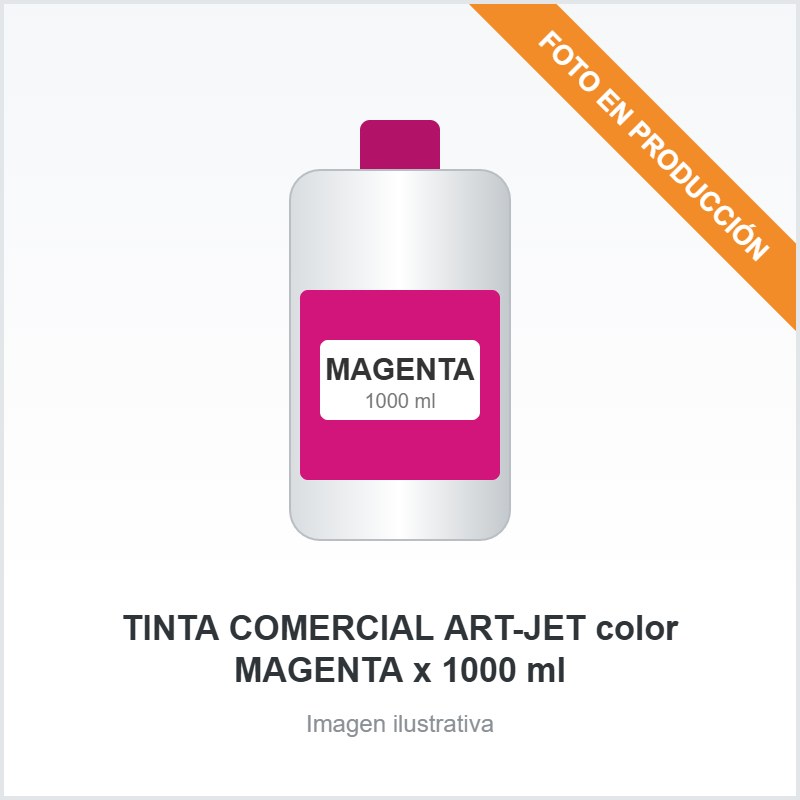 [3367] TINTA COMERCIAL ART-JET color MAGENTA x 1000 ml