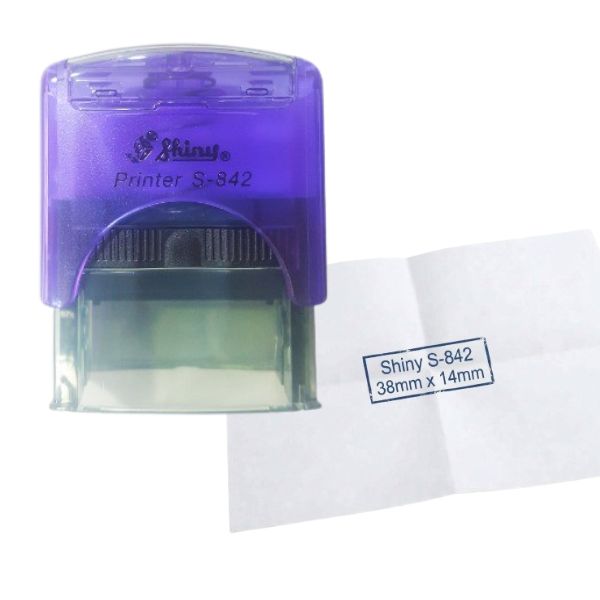[5326] Sello Automatico SHINY S 842 38 x 14 mm color AMATIS