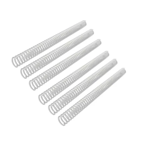 [3386] Espirales 20 mm 175 hojas PVC CRISTAL Tamaño oficio largo x50 Unidades para Encuadernar