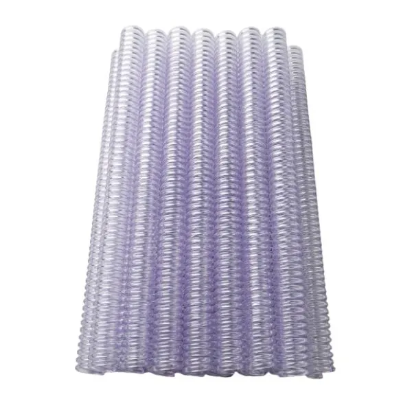 [3387] Espirales 25 mm 220 hojas PVC CRISTAL Tamaño oficio largo x20 Unidades para Encuadernar