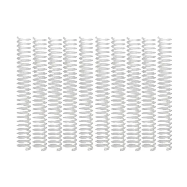 [3388] Espirales 29 mm 270 hojas PVC CRISTAL Tamaño oficio largo x20 Unidades para Encuadernar