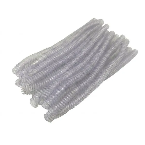 [3390] Espirales 40 mm 360 hojas PVC CRISTAL Tamaño oficio largo x12 Unidades para Encuadernar