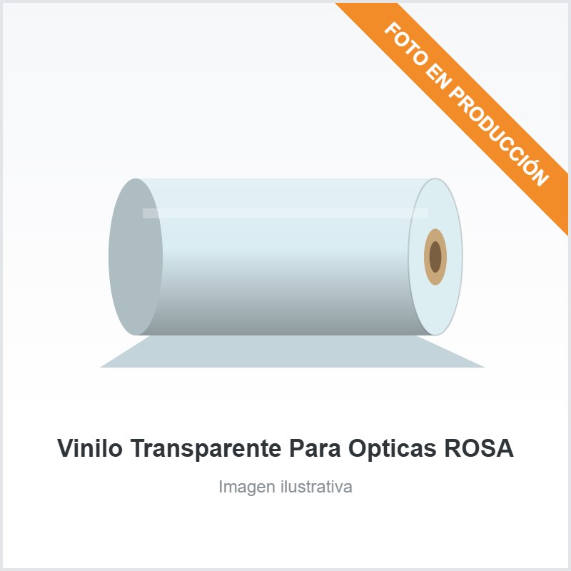 [3938] Vinilo Transparente Para Opticas ROSA