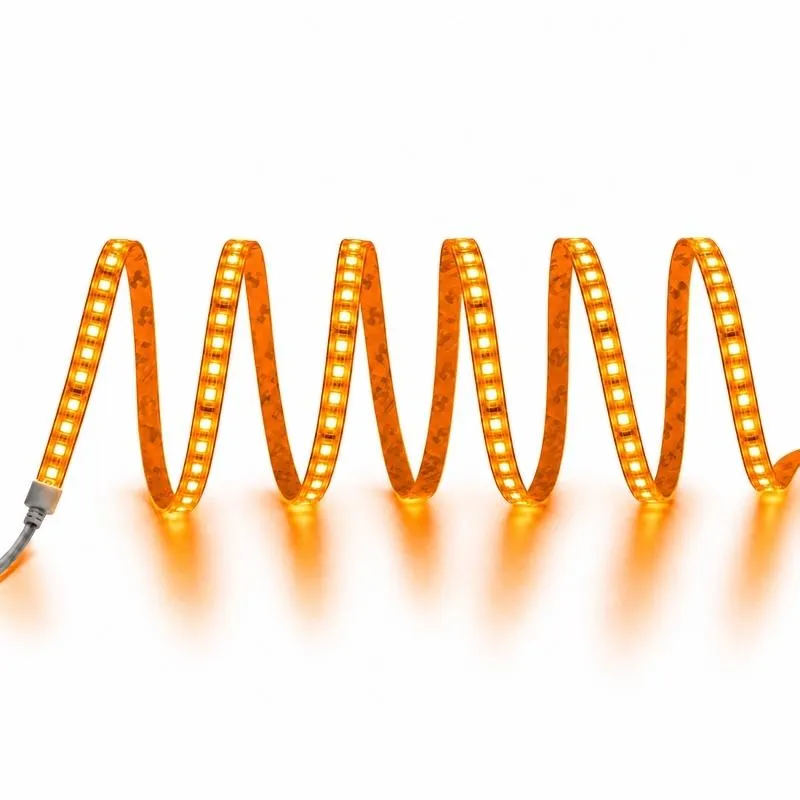 CINTA LED ZIGZAG  NARANJA X METRO