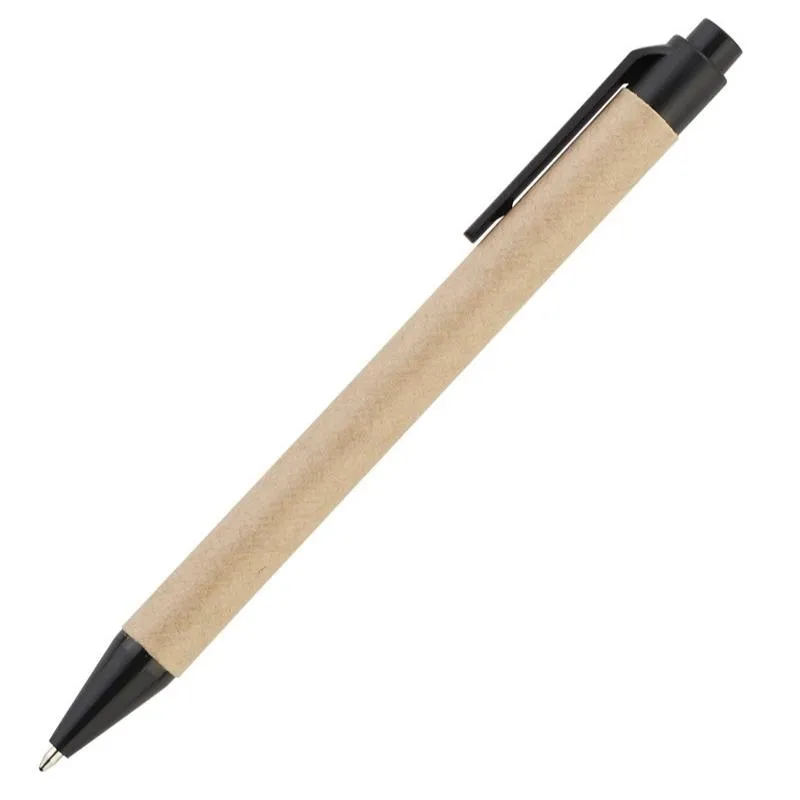 [4081] Boligrafo Eco Pen Clip Negro