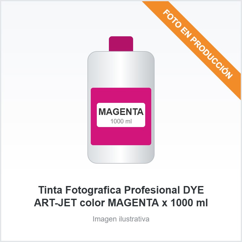[4089] Tinta Fotografica Profesional DYE ART-JET color MAGENTA x 1000 ml