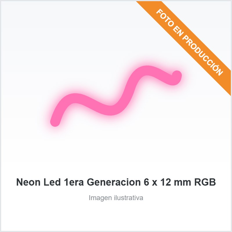 [4175] Neon Led 1era Generacion 6 x 12 mm RGB