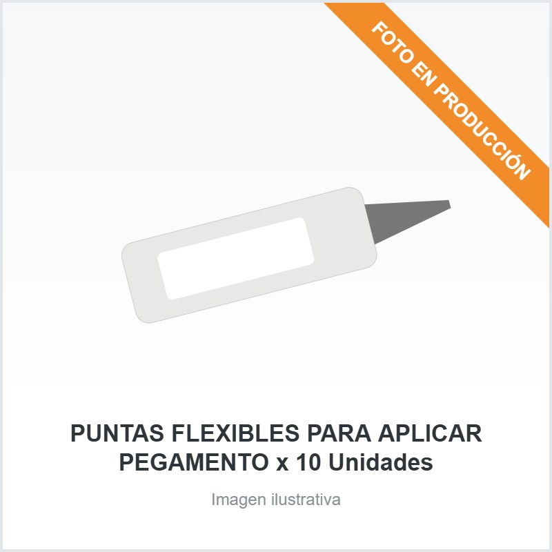 [4196] PUNTAS FLEXIBLES PARA APLICAR PEGAMENTO x 10 Unidades