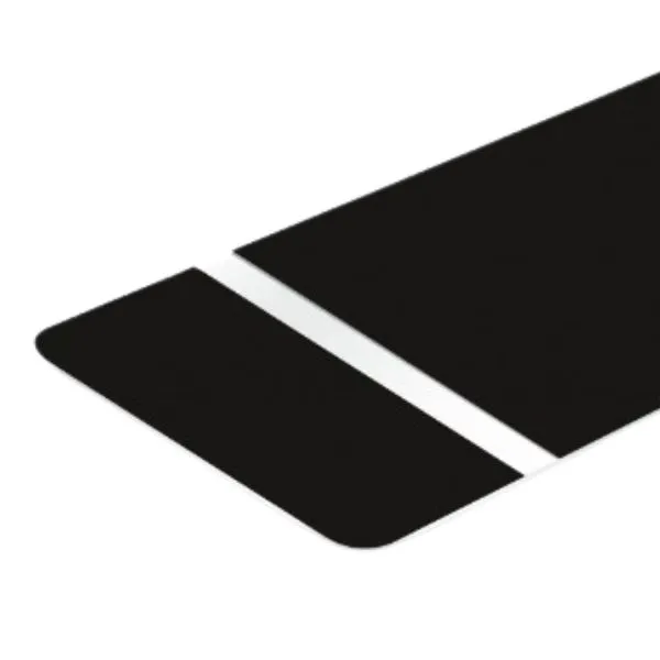 Bicapa NEGRO MATE/BLANCO 1.6 mm 0.40 X 0.60 metros