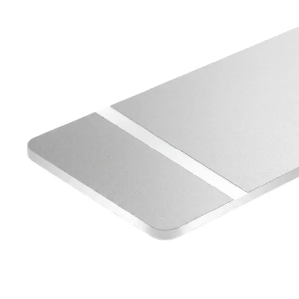 Bicapa PLATA MATE/BLANCO 1.6 mm 1.20 x 0.60 metros