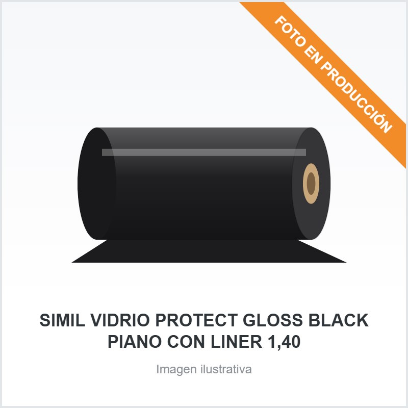[4838] SIMIL VIDRIO PROTECT GLOSS BLACK PIANO CON LINER 1,40