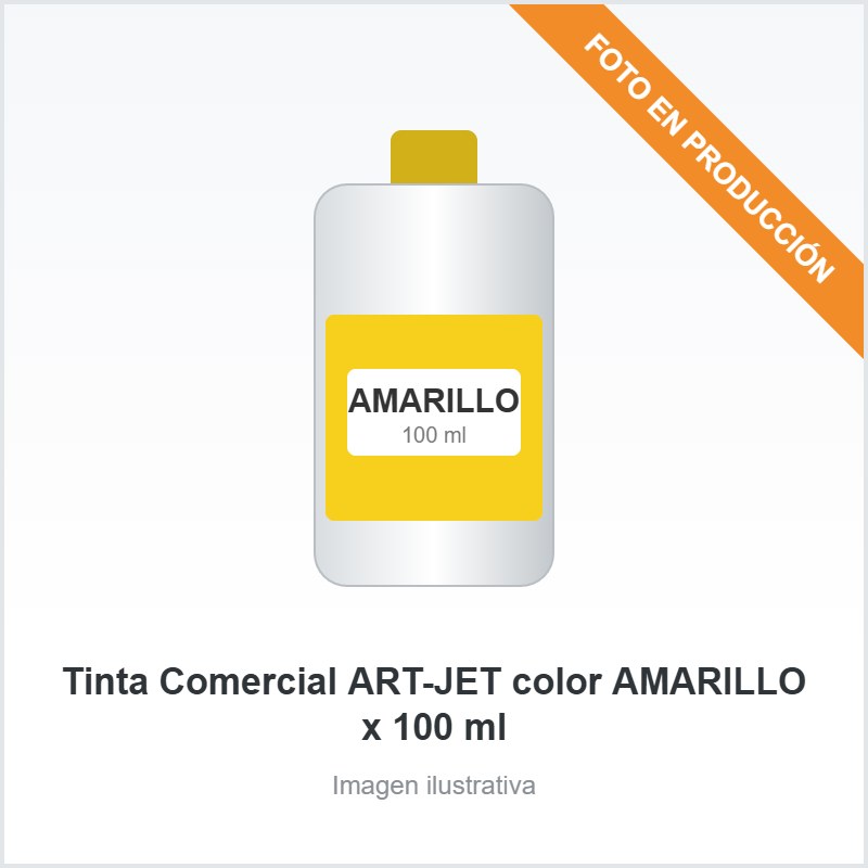 [5033] Tinta Comercial ART-JET color AMARILLO x 100 ml