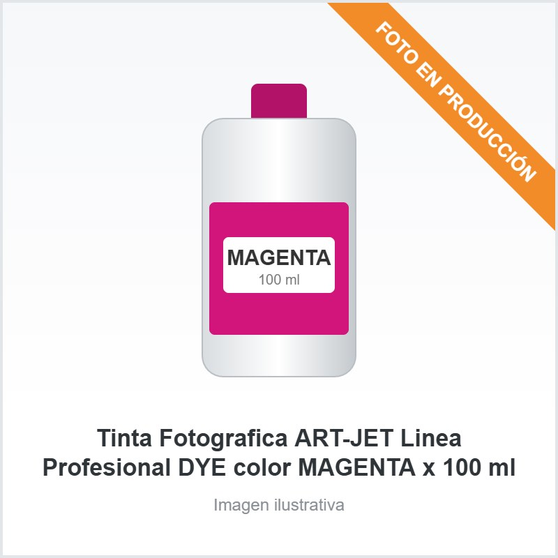 [5048] Tinta Fotografica ART-JET Linea Profesional DYE color MAGENTA x 100 ml