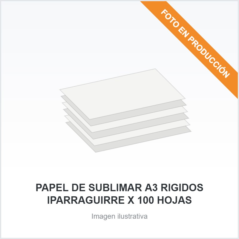 [5083] PAPEL DE SUBLIMAR A3 RIGIDOS IPARRAGUIRRE X 100 HOJAS