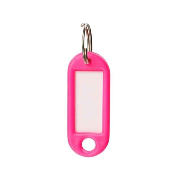 [5180] LLAVERO PORTA ETIQUETA FLEXIBLE CHICLE CON ARO