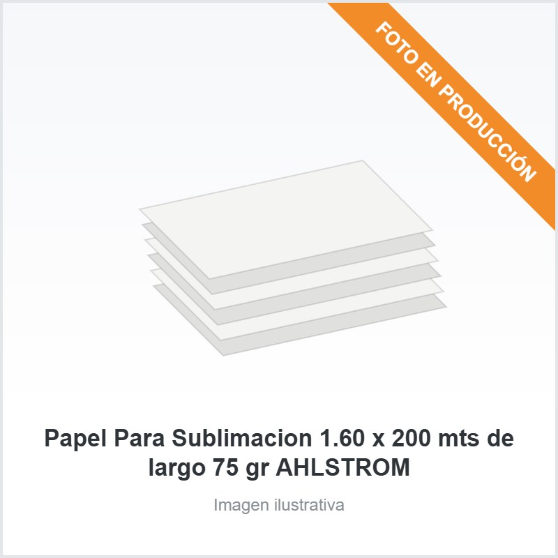 [5181] Papel Para Sublimacion 1.60 x 200 mts de largo  75 gr AHLSTROM