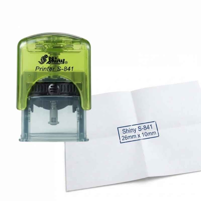 [5318] Sello Automatico SHINY S 841 26 x 10 mm color Peridot
