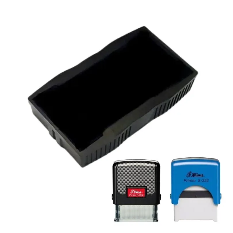 [5363] Almohadilla Repuesto SHINY para Estuche S 852/222 Con Tinta NEGRO