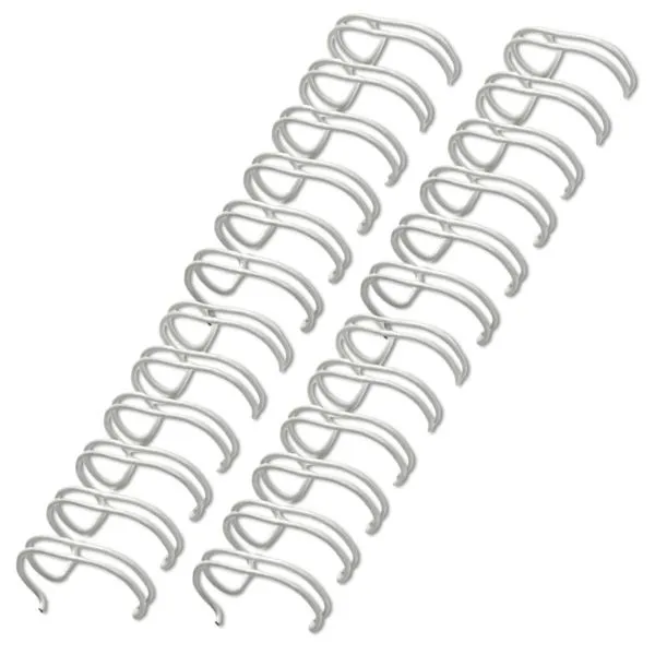 [5482] DOBLE  ALAMBRE  PAQ.50  UNID 1"  25  MM  BLANCO 220 HOJAS