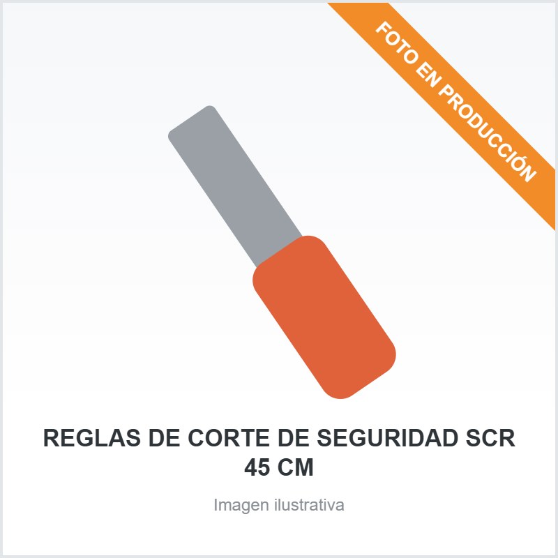 [5488] REGLAS  DE  CORTE  DE  SEGURIDAD SCR 45 CM