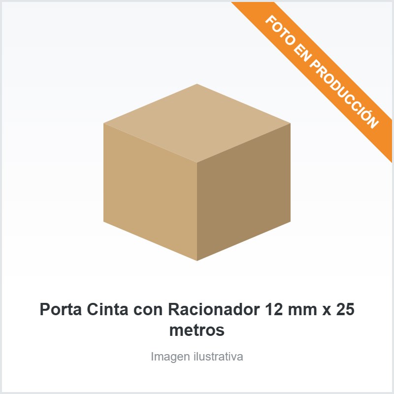 [5818] Porta Cinta con Racionador 12 mm x 25 metros