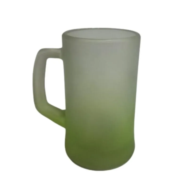 CHOP DE VIDRIO COMBINADO ESMERILADO Y AMARILLO 350 ML