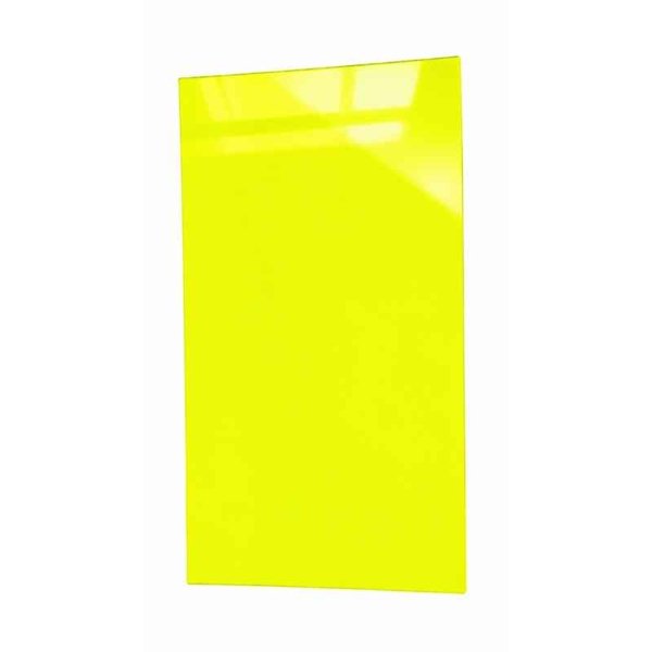 Lamina de Acrilico Amarillo Fluo 244 x 122 cm - 2 mm Espesor