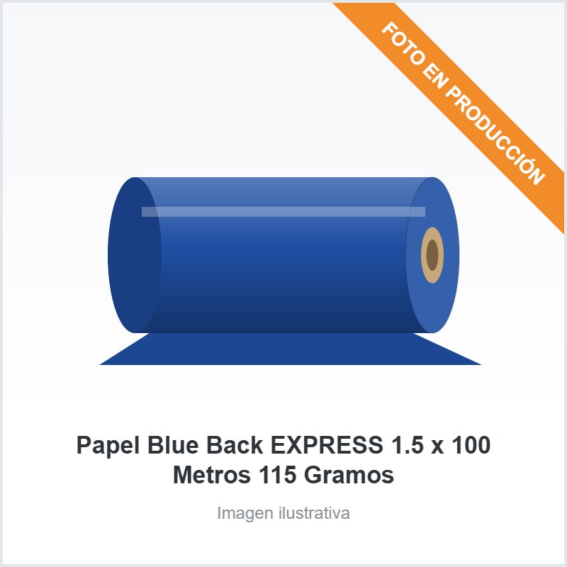 [6193] Papel Blue Back EXPRESS 1.5 x 100 Metros 115 Gramos