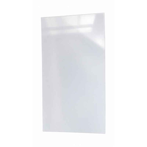 Lamina de Acrilico 422 Transparente Iluminacion Esmerilado %50 Blanco 122 x 244 cm - 2 mm Espesor