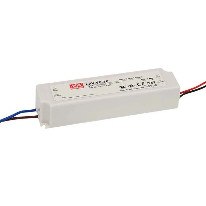 [6284] Fuente Tension Constante IP67 12V 2 Amperes EXTERIOR