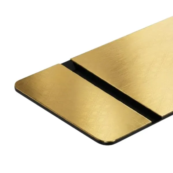 [6346] Bicapa ORO Artistico/Negro1.6 mm 0.60 x 1.20 metros