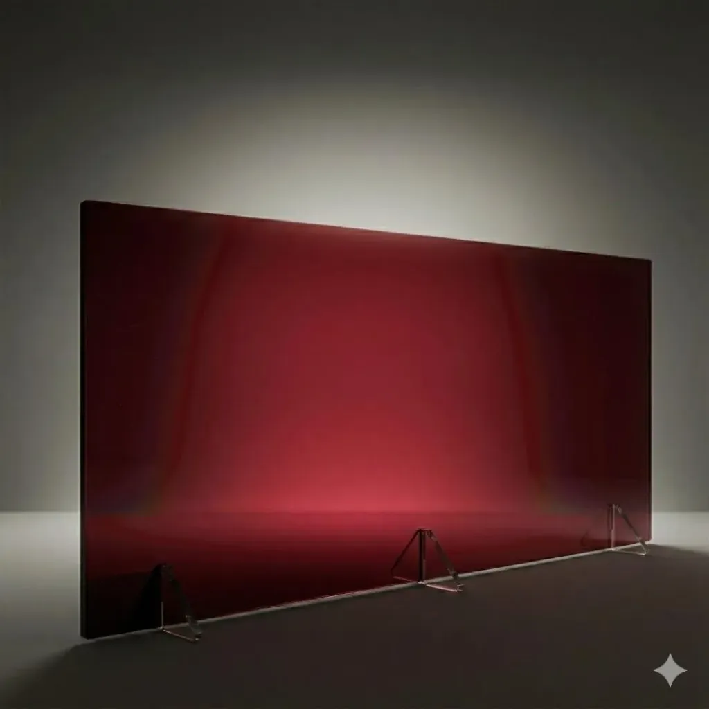 Acrilico ROJO Translucido MASTERFLEX 122 x 244 cm - 3 mm Espesor