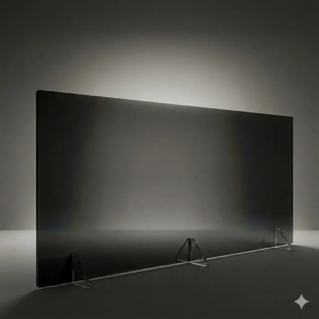 Acrilico MasterFlex color NEGRO Translucido 122 x 244 cm 3 mm