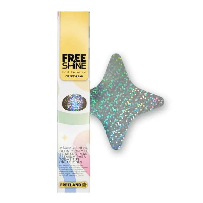 [6370] Foil TERMICO FreeShine 0.21 x 3 mts Holografico Punteado