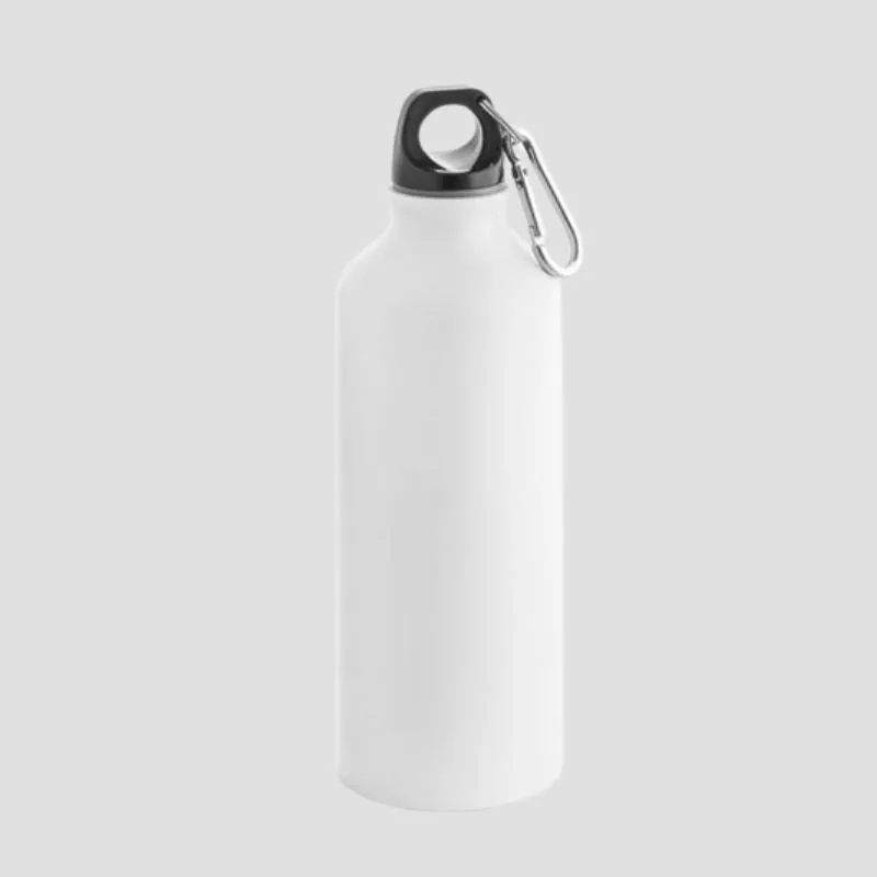 BOTELLA COLLINA 540 ML ALUMINIO BLANCO MATE 6.6 X 2.16 cm - Para DTF UV - SERIGRAFIA - LASER