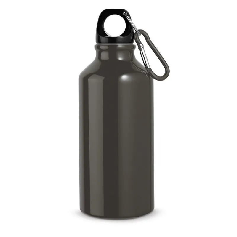 BOTELLA LANDSCAPE S 400 ML ALUMINIO GRIS OSCURO METALIZADO - Para DTF UV - SERIGRAFIA - LASER