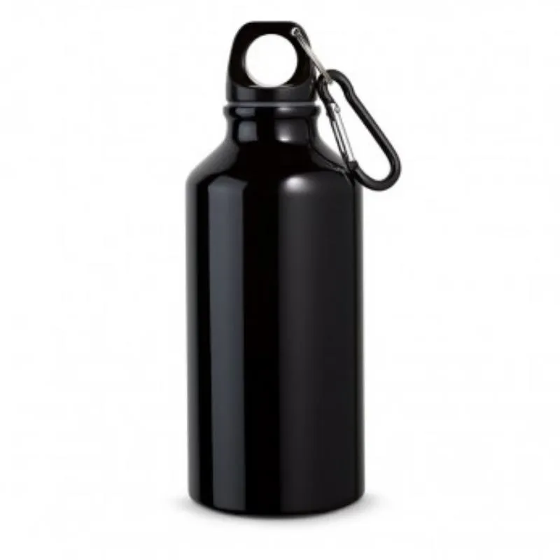 BOTELLA LANDSCAPE S 400 ML ALUMINIO NEGRO METALIZADO - Para DTF UV - SERIGRAFIA - LASER