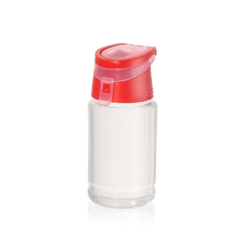 BOTELLA PLASTICA SPORTAGE 500 cm3 CRISTAL TAPA ROJO - Para DTF UV - SERIGRAFIA