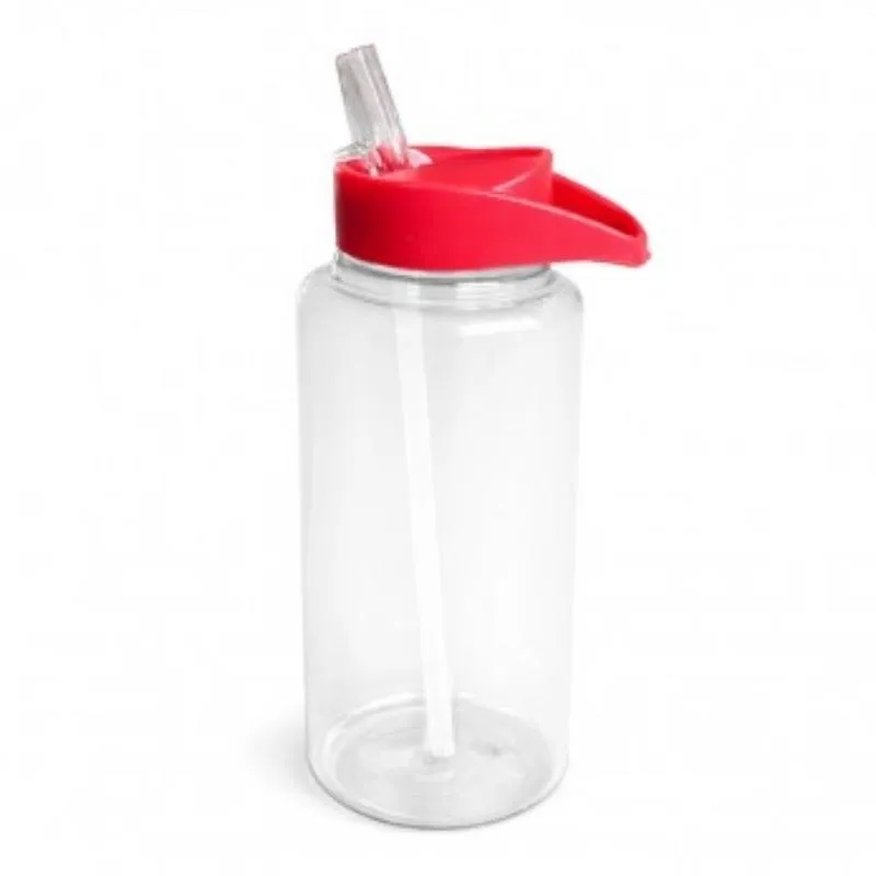 BOTELLA PLASTICA BIG DAKAR S 1100ML PICO SPORT ROJO - Para DTF UV - SERIGRAFIA