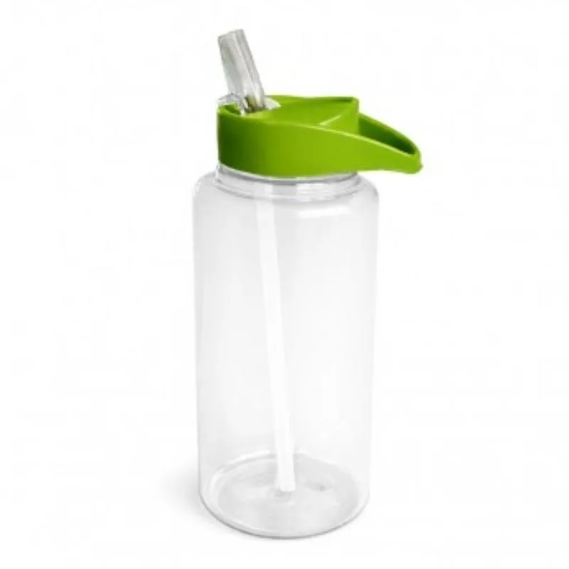 [6568] BOTELLA PLASTICA BIG DAKAR S 1100ML PICO SPORT VERDE - Para DTF UV - SERIGRAFIA