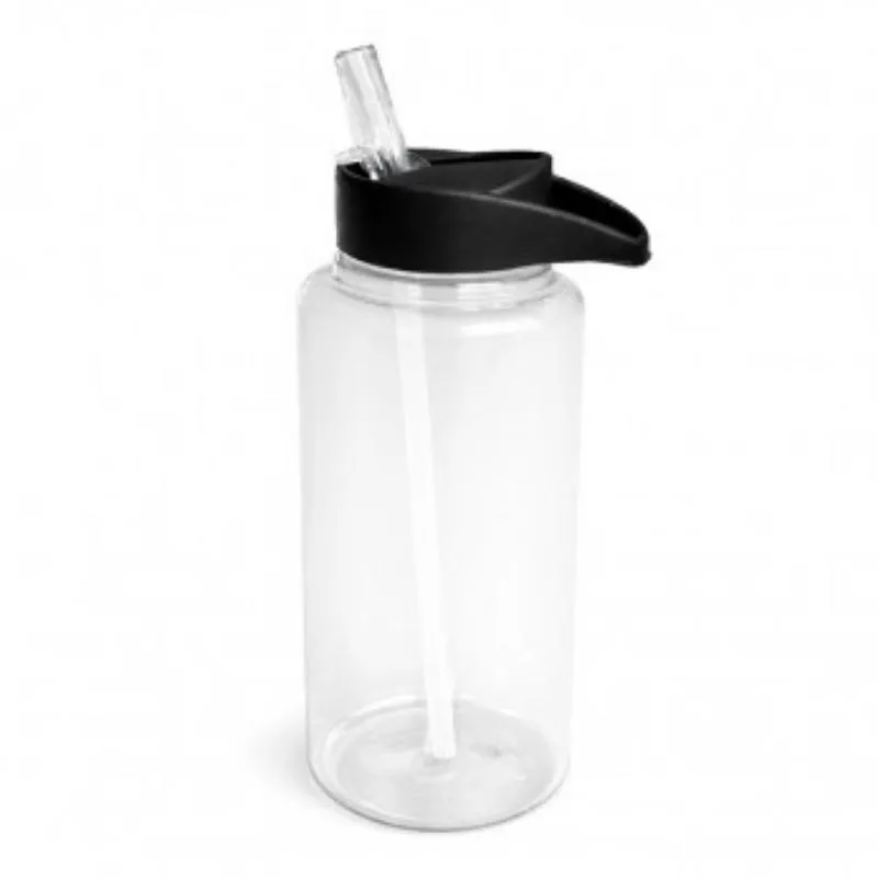BOTELLA PLASTICA BIG DAKAR S 1100ML PICO SPORT NEGRO - Para DTF UV - SERIGRAFIA