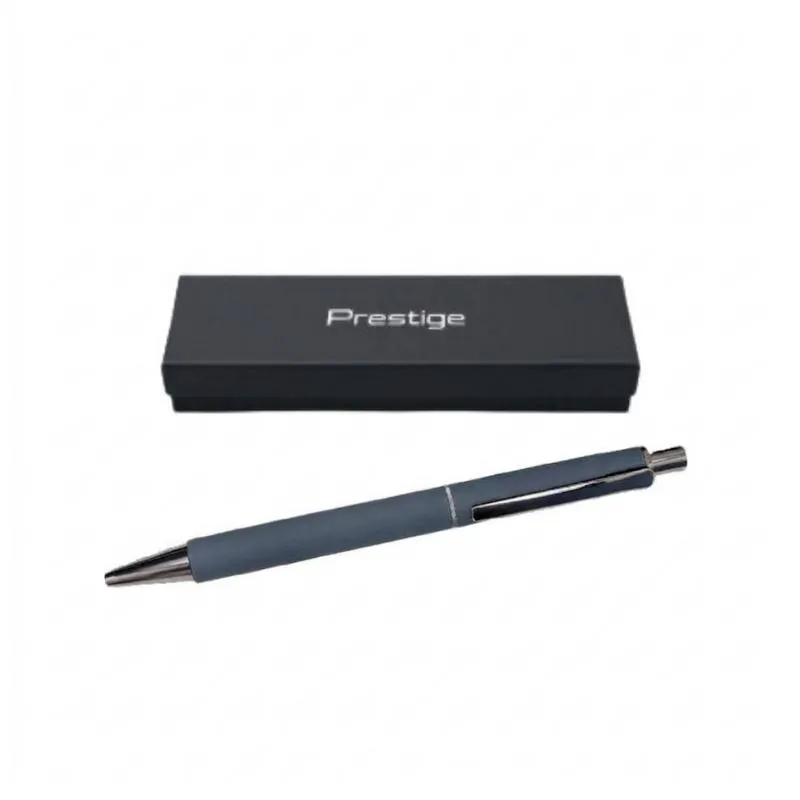 Boligrafo Metalico Prestige Classic Azul con Estuche