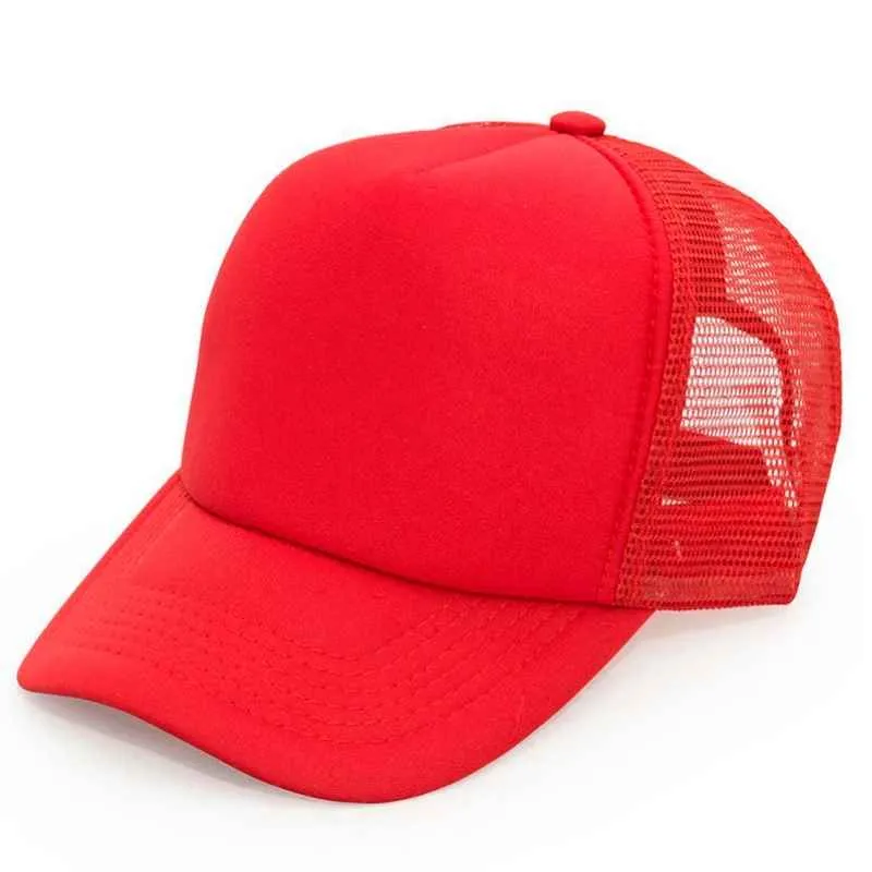 [2916] G06 Gorra Trucker FULL ROJA